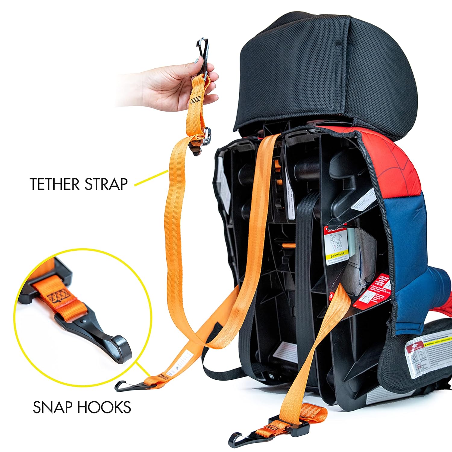Spider-Man 2-in-1 Harness Booster Car Seat