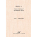 Semeia 64: The Rhetoric of Pronouncement
