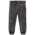 Kids Denim Knit Jogger Pants - Black Denim