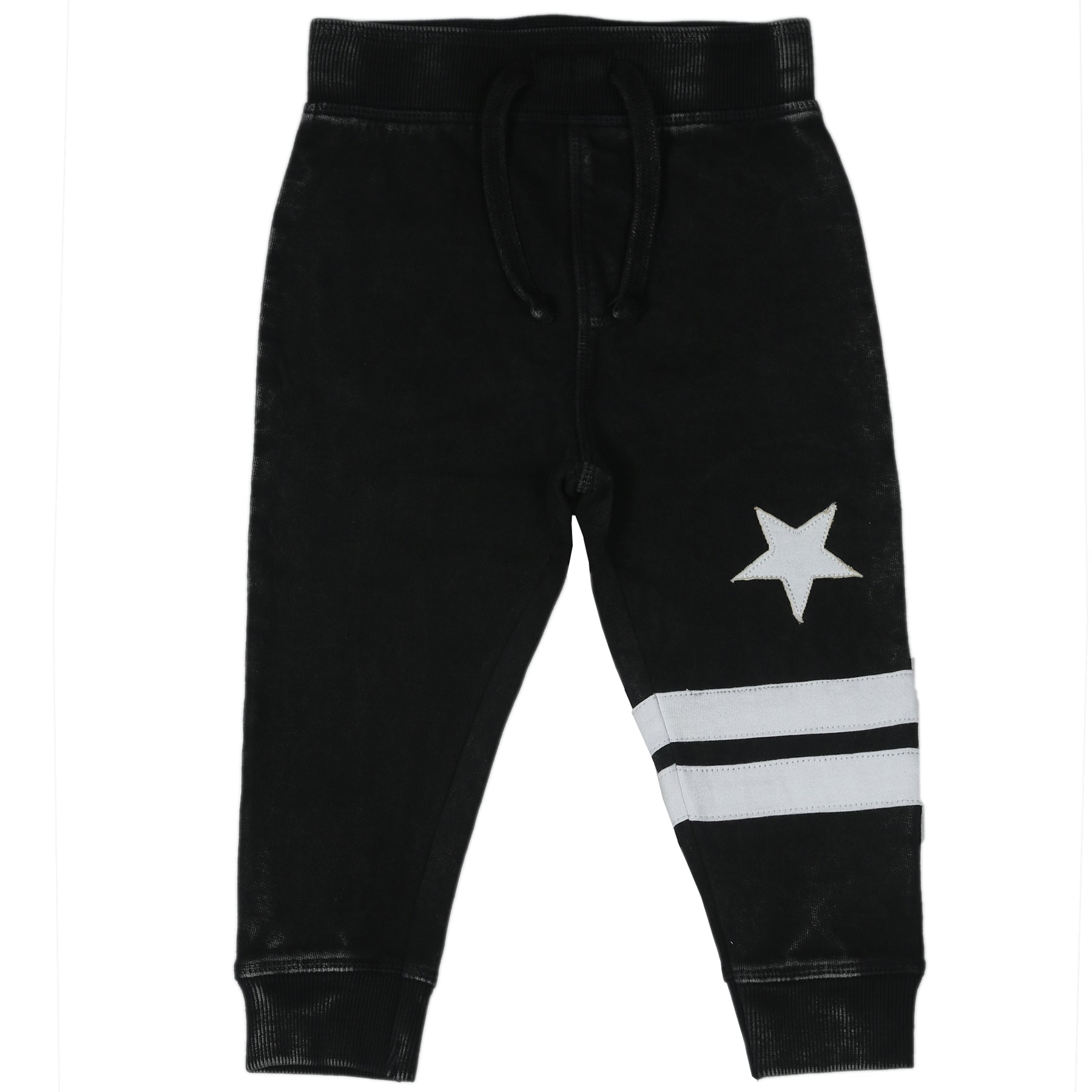 Kids Enzyme Jogger Pants - Black Sports Star