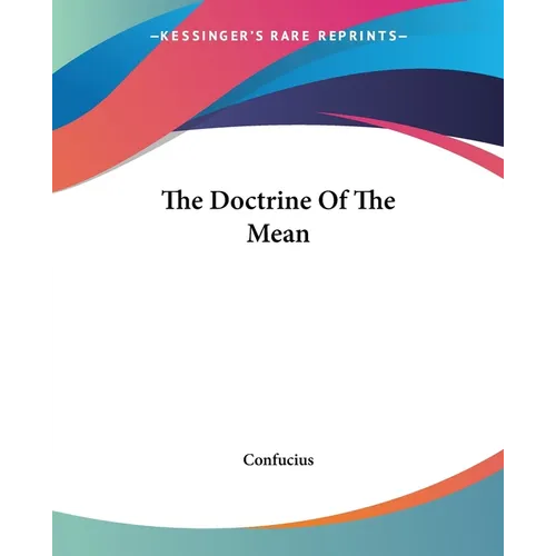 The Doctrine Of The Mean