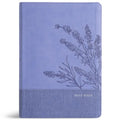 CSB Super Giant Print Reference Bible, Easy-To-Read Optimal Type, Digital Study Edition, Lavender Leathertouch, Indexed