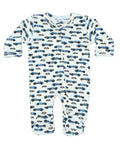 Baby Zipper Footie - Raceway