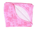 Baby Thermal Tie Dye Blanket - Pink Burnout