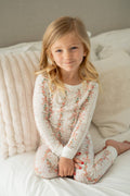 Spring Floral Garland | Two Piece Pajama Set