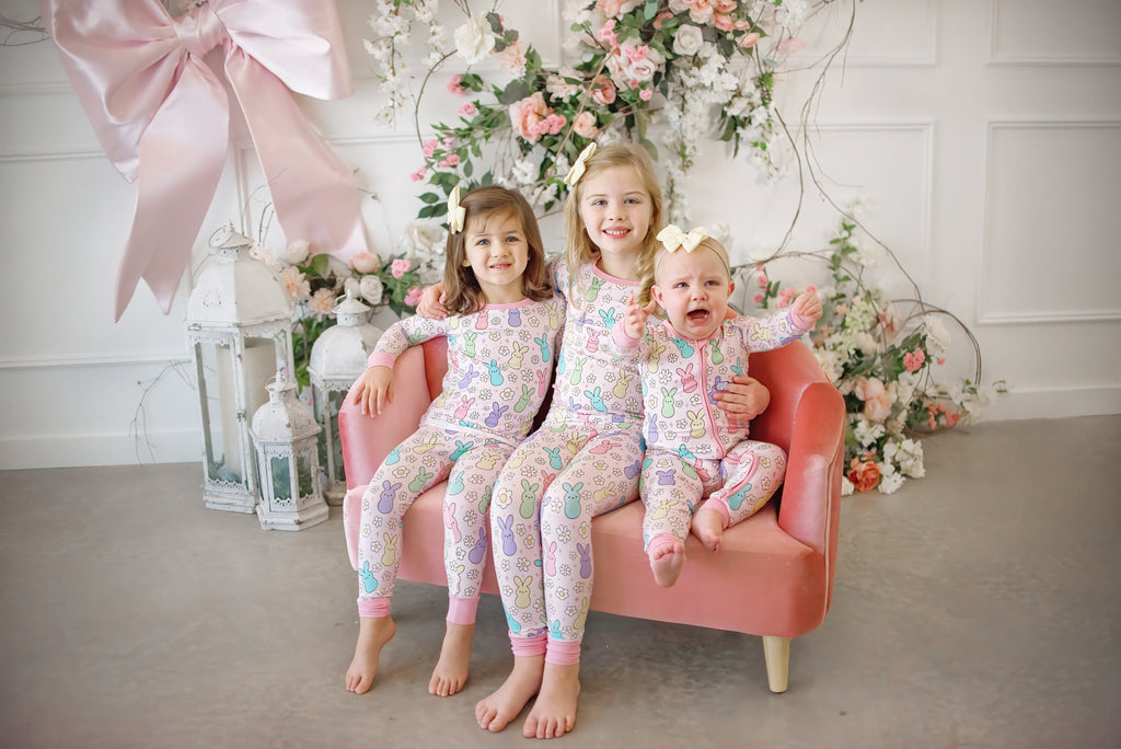 Bunnies | Bamboo Convertible Zippy Romper