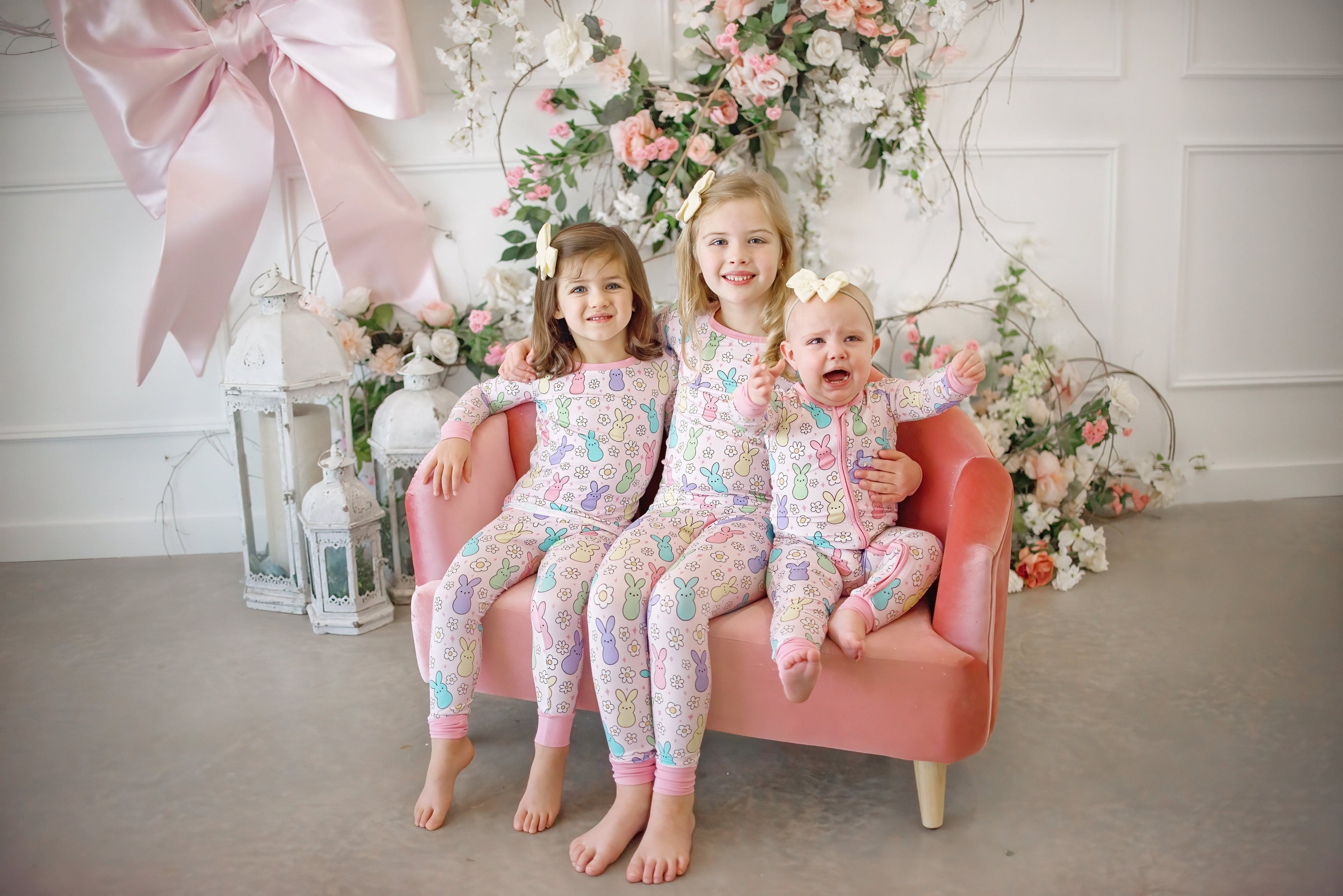 Bunnies | Bamboo Convertible Zippy Romper
