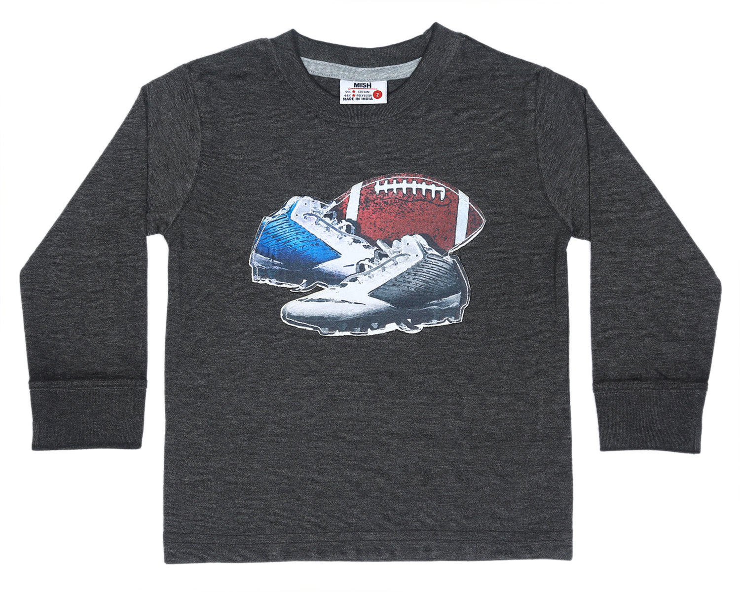 Kids Long Sleeve Shirt - Football Game Time