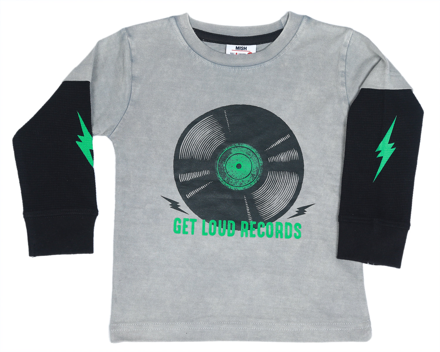 Kids Long Sleeve Enzyme 2Fer Shirt - Loud Records