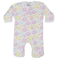 Baby Thermal Zipper Footie - Multi Smile