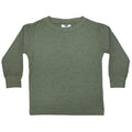 Kids Thermal Long Sleeve Solid Shirt - Distressed Olive
