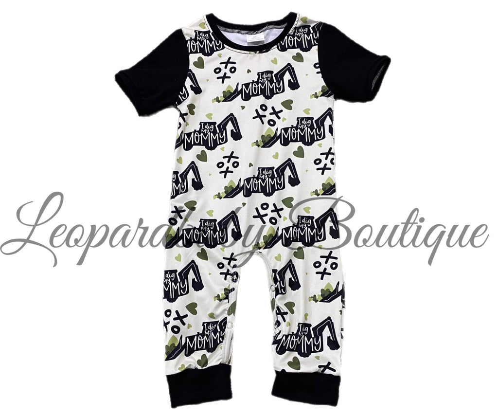 I dig my mommy boy romper
