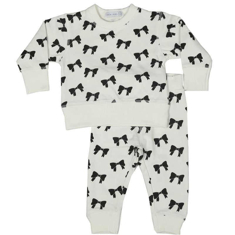 Baby and Toddler Sweat Set - Bows
