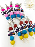 Reto Sensory Silicone Keychain - Fashionable Bag Charm for Fidgety Hands