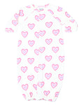 Baby Converter Gown - Soft Hearts