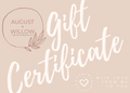 August + Willow Gift Card