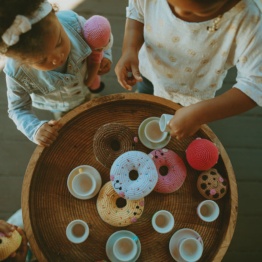 Pretend Play Food Rattle -  Chocolate Chip Cookie