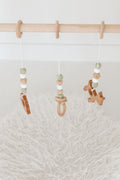 Sage green Gym toys/Wooden play gym, baby gym,