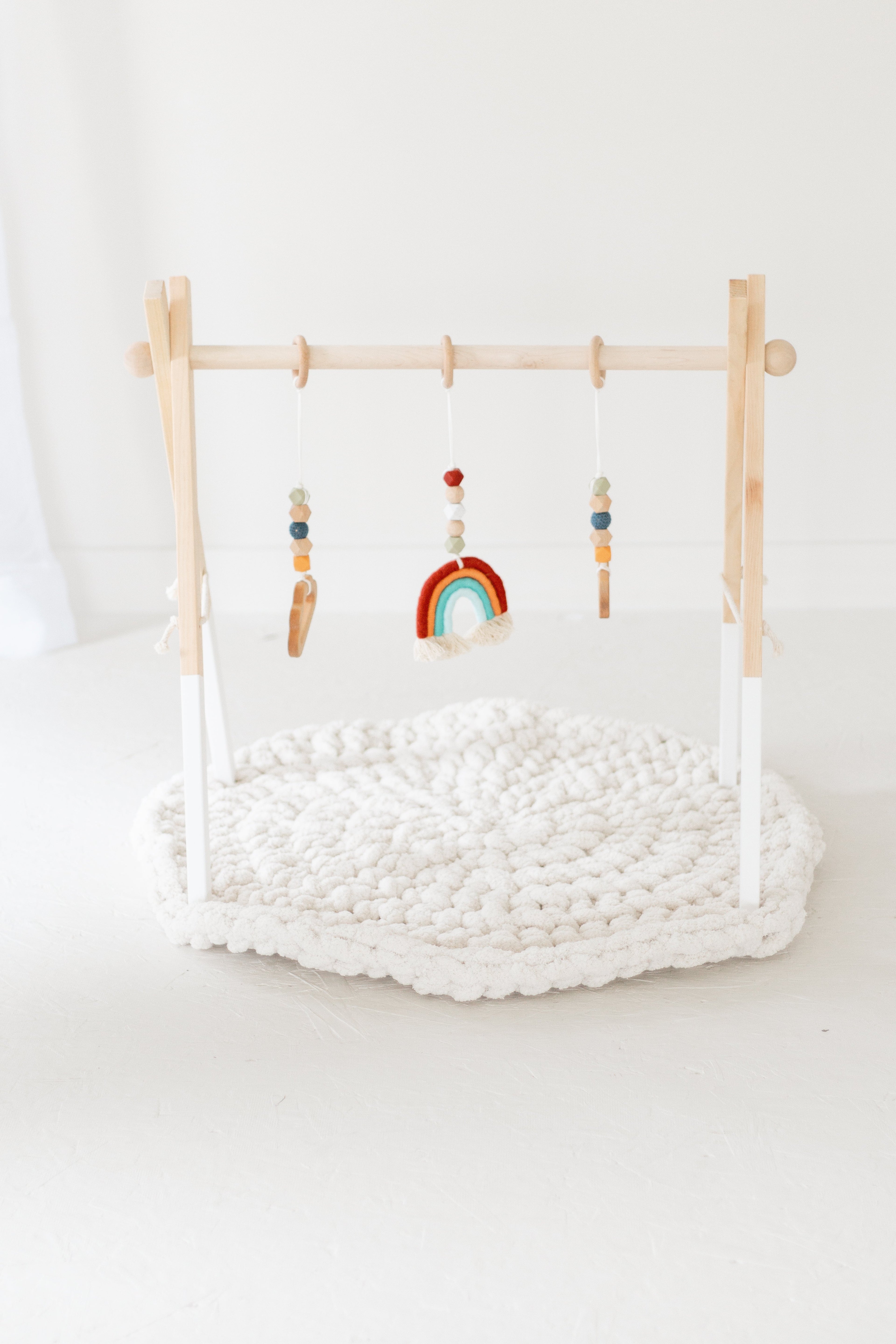 Hanging Rainbow Baby Gym Toys