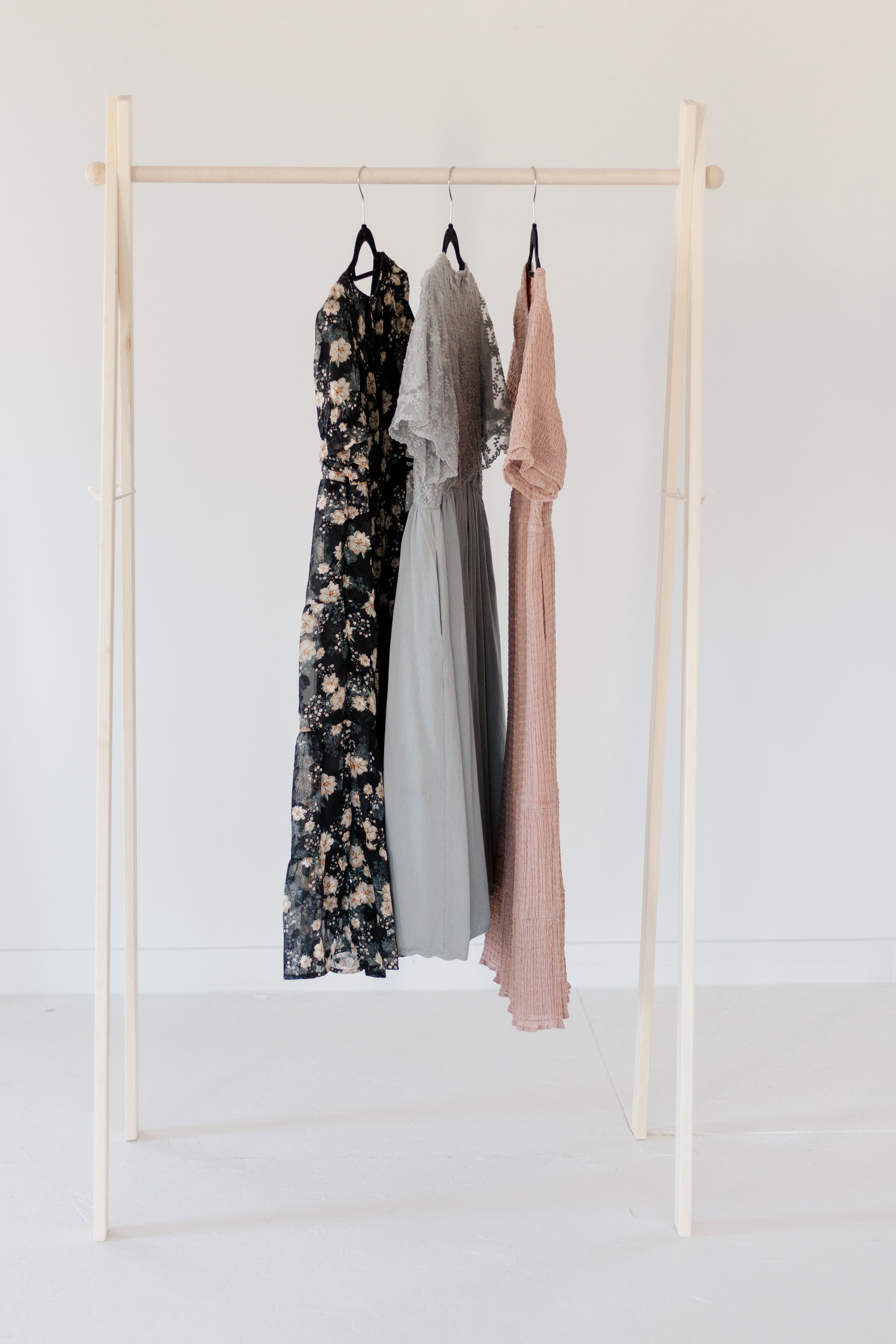 Flawed/discounted Large Wooden Clothing Rack