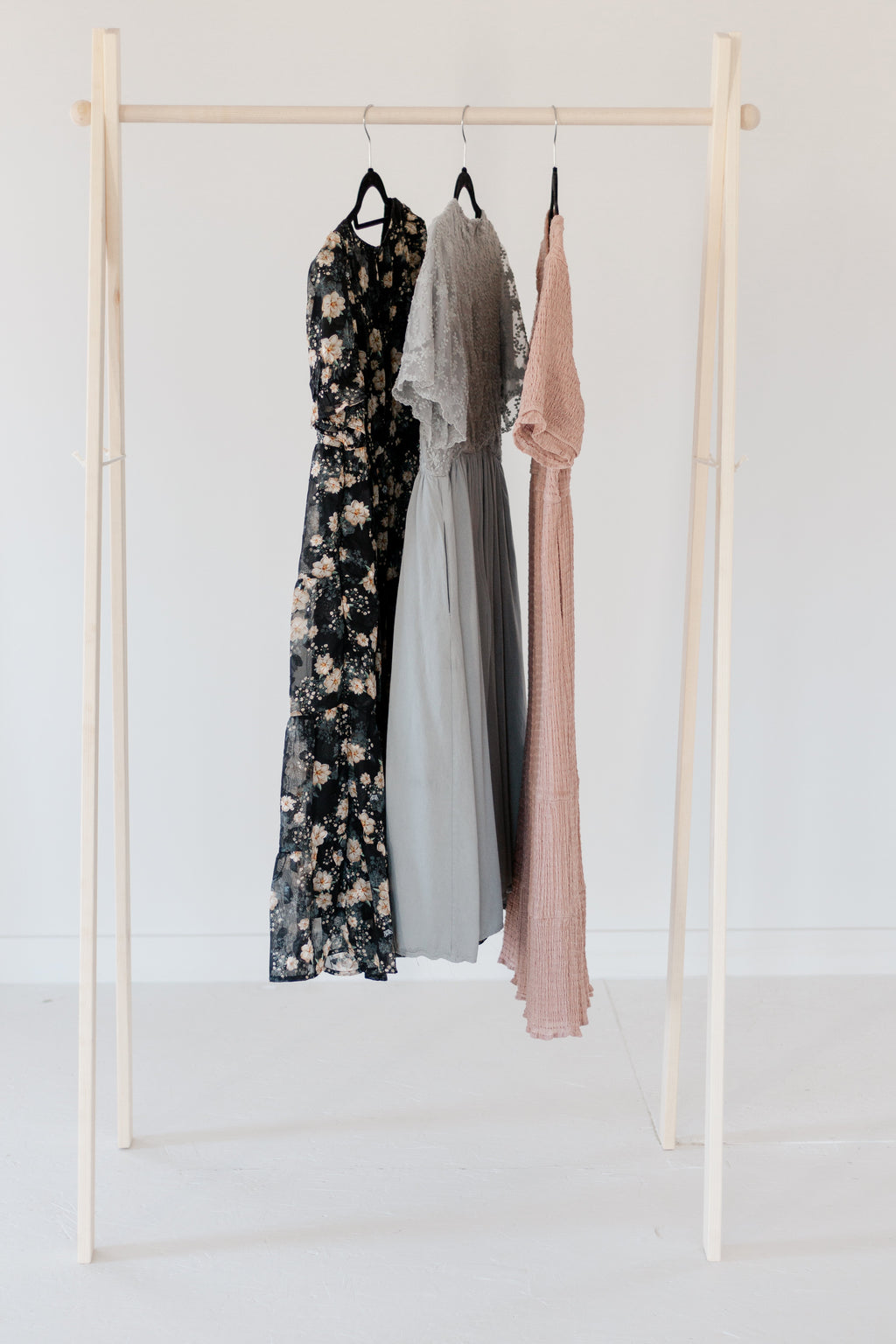 Large Wooden Clothing Rack