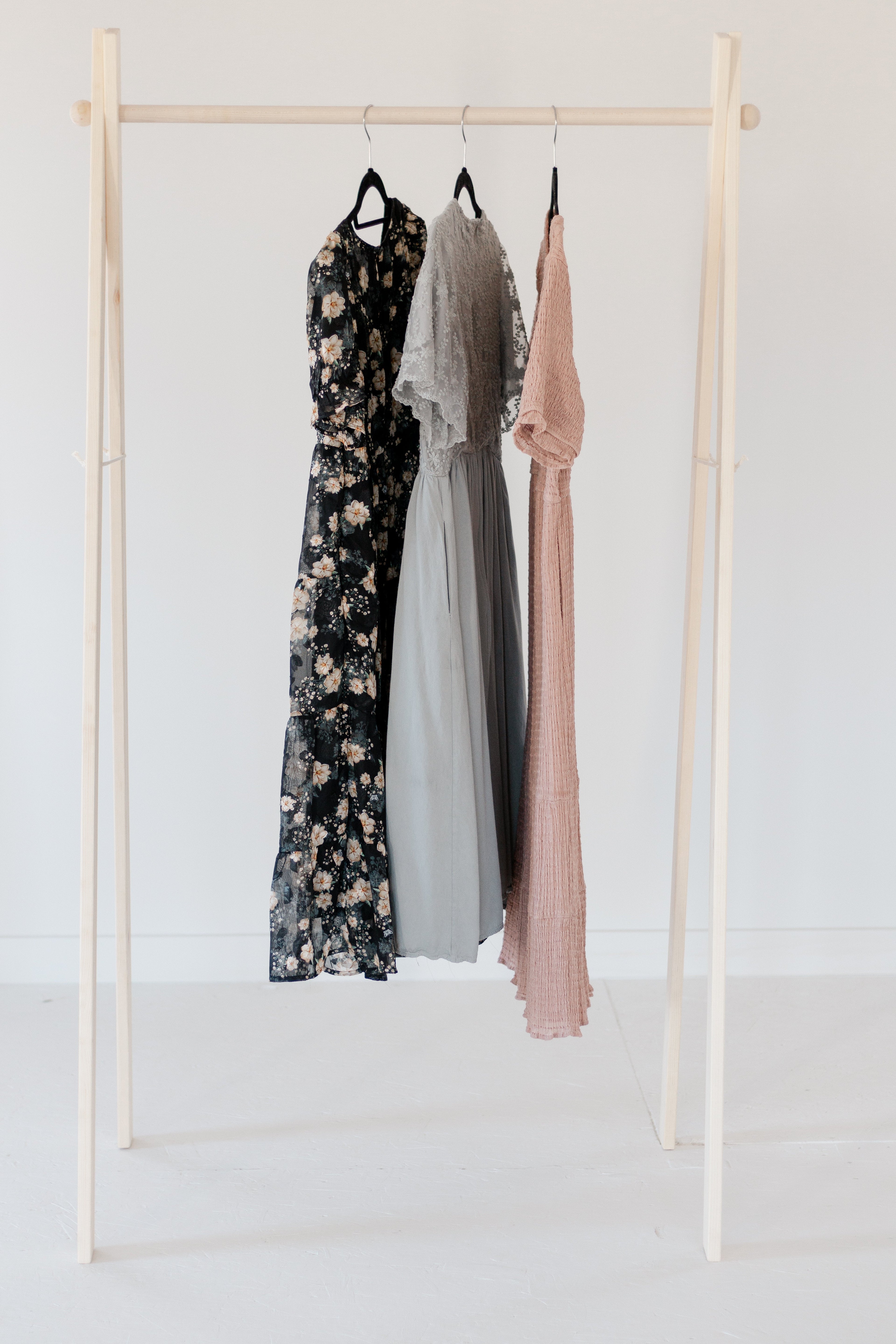 Flawed/discounted Large Wooden Clothing Rack