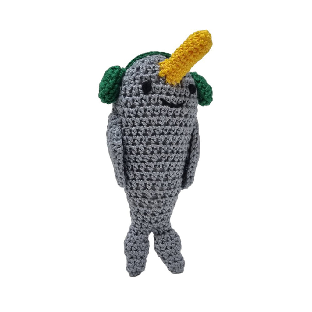Crochet Narwhal Ornament