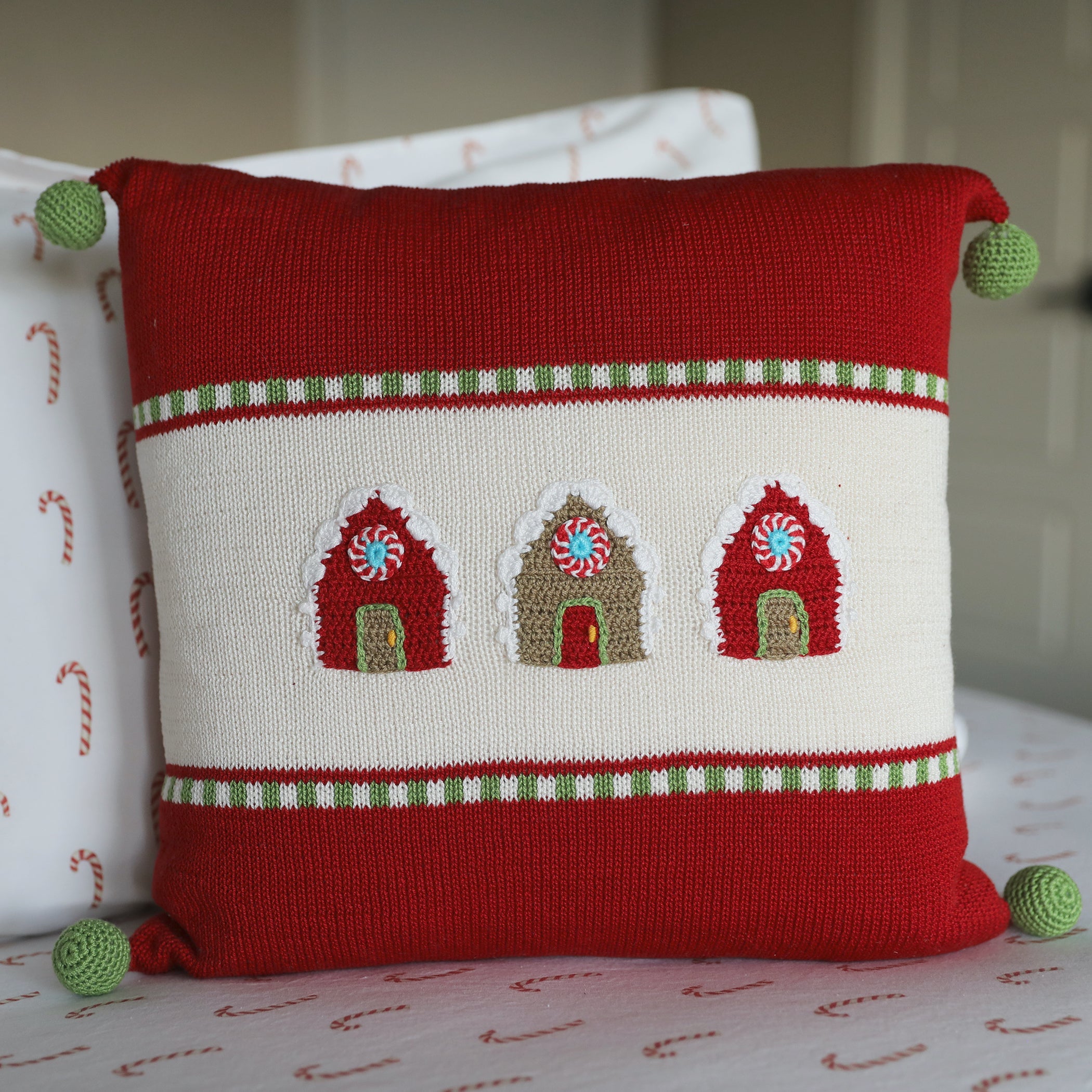 Gingerbread House 14" Pillow