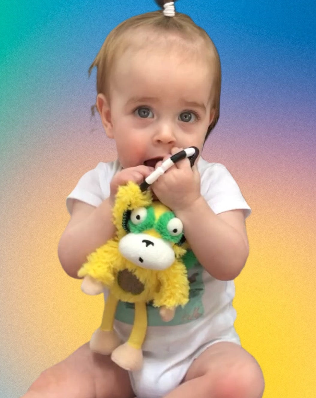 Marley the Horn Headed Monkey Chime & See Hanging Activity Toy