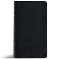CSB Large Print Compact Reference Bible, Easy-To-Read Optimal Type, Digital Study Edition, Black Genuine Leather