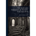 The Harvard Theological Review, Volumes 15-16