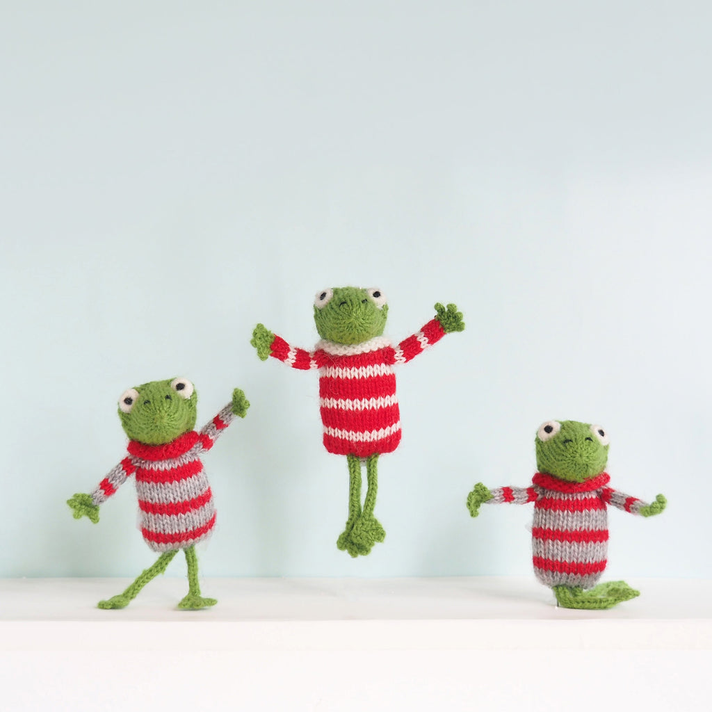 Frog Ornament- set of 2