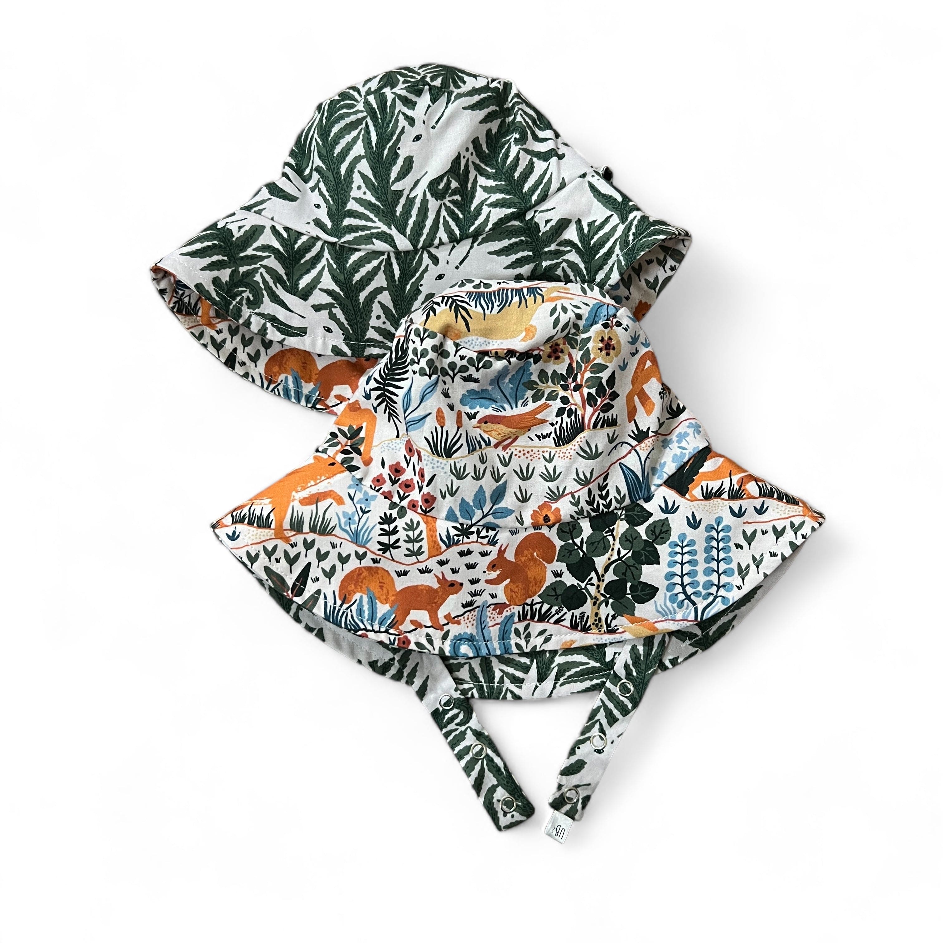 Bucket hat in Organic Woodland