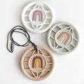 Gummy Chic Rainbow World Teether Necklace | BPA-Free Chew Sensory Pendant