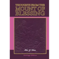 Thoughts from the Mount of Blessing