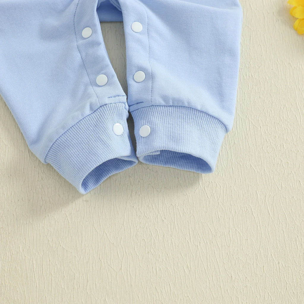 Baby Toddler Boy Lil Brother Fall Romper Plaid Print Letter Embroidery Long Sleeve Round Neck Full Length Jumpsuit