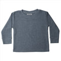 Kids Thermal Long Sleeve Solid Shirt - Coal