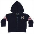 Baby and Toddler Zip Hoodie - Pink Football Fan