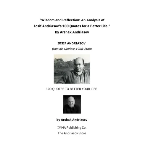 Wisdom and Reflection: An Analysis of Iosif Andriasov's 100 Quotes for a Better Life