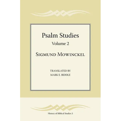 Psalm Studies, Volume 2