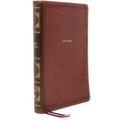 Nkjv, Thinline Bible, Large Print, Leathersoft, Brown, Comfort Print: Holy Bible, New King James Version