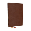 Nkjv, End-Of-Verse Reference Bible, Personal Size Large Print, Leathersoft, Brown, Red Letter, Comfort Print: Holy Bible, New King James Version