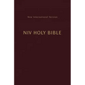 Niv, Holy Bible, Compact, Paperback, Burgundy, Comfort Print
