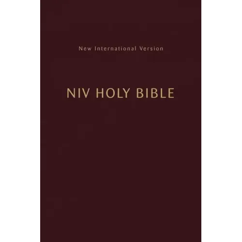 Niv, Holy Bible, Compact, Paperback, Burgundy, Comfort Print