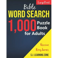 1,000: Bible Word Search Puzzle Book for Adults: King James Version (Large Print)