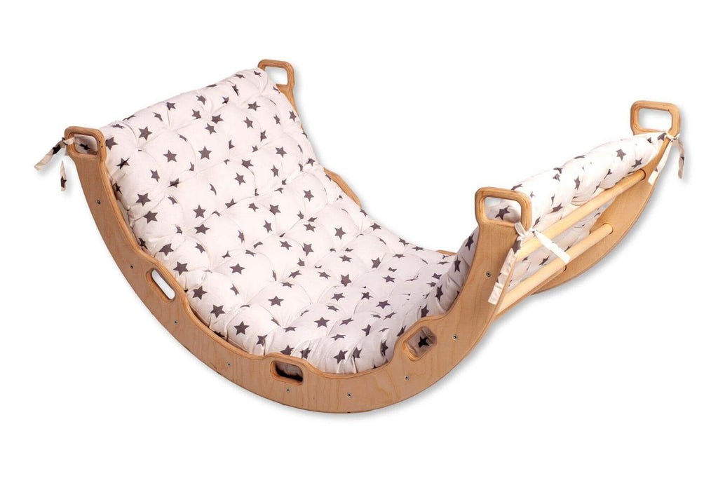 Montessori Climber Set: Arch, Rocker, Ramp, and Pillow Options