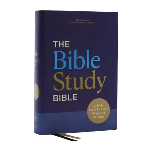 Nkjv, the Bible Study Bible, Hardcover, Comfort Print: A Study Guide for Every Chapter of the Bible