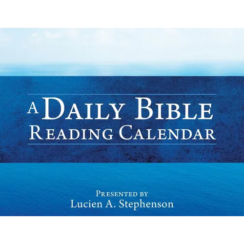 A Daily Bible Reading Calendar