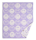 Luxury soft purple happy blanket