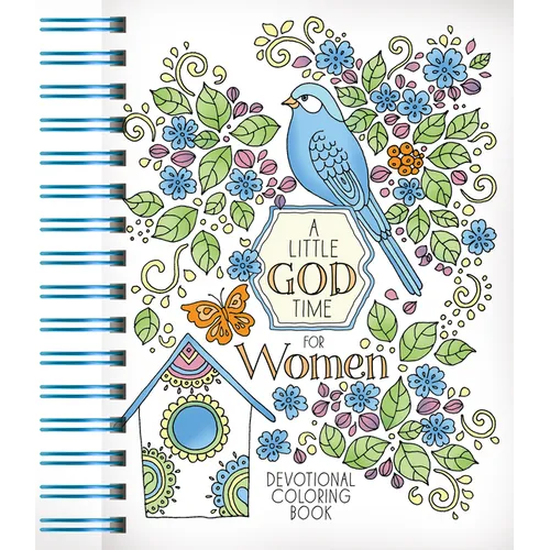 A Little God Time for Women: Devotional Coloring Book